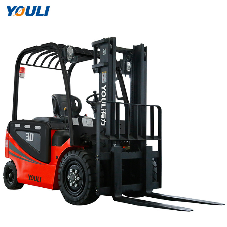 Youli 2.5 ton 3 ton 4 ton Lithium Operated Portable Mini Battery Electric Forklift Fork Lift Truck for sale