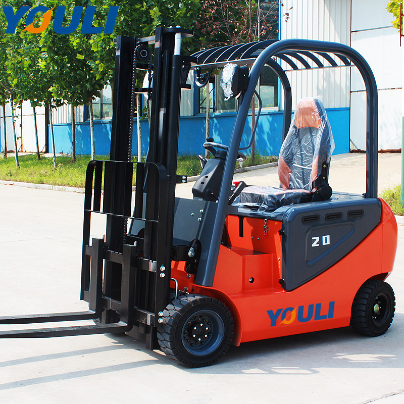 Electric Forklift 1.5 ton 2 ton 3 ton Capacity clamp Fork Lift Truck mini small Hydraulic  Trucks with CE