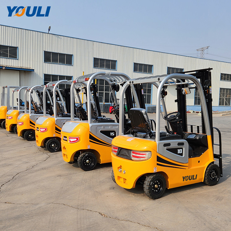 China cheap price  2.5 ton Portable Smart Battery small Electric Trucks Manual Mini electric Forklift for Sale