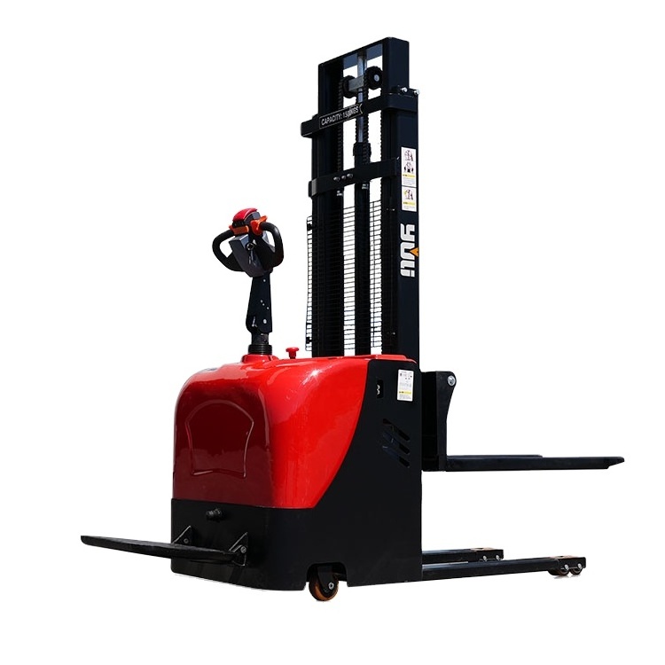 warehouse 1.5 ton 24v automatic electric stacker walkie electric stacker with pallet stacker electric 3.5m