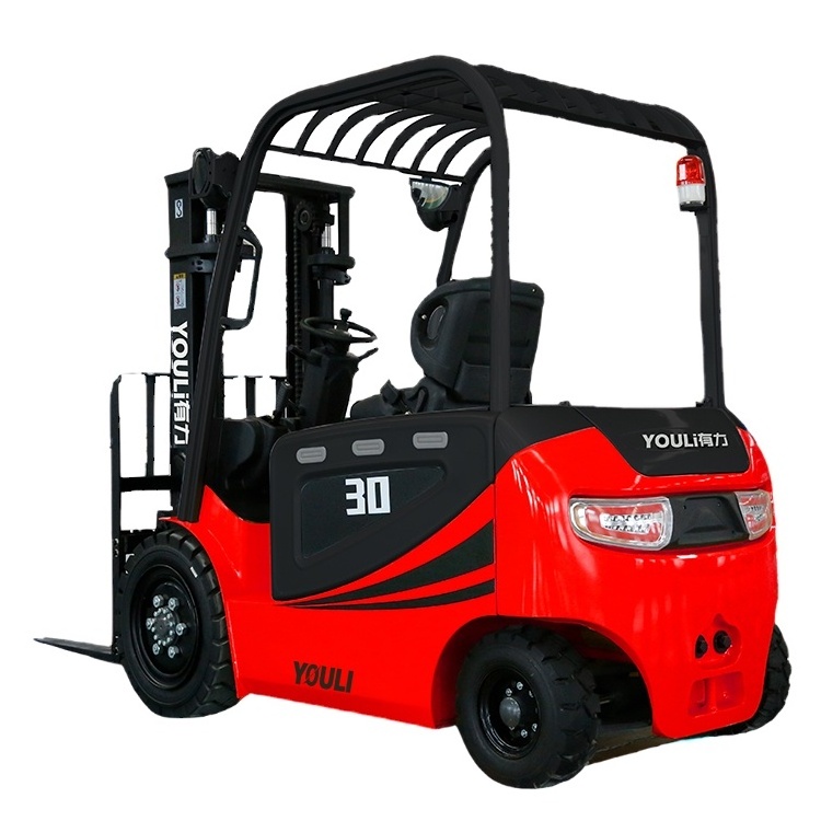 Youli 2.5 ton 3 ton 4 ton Lithium Operated Portable Mini Battery Electric Forklift Fork Lift Truck for sale