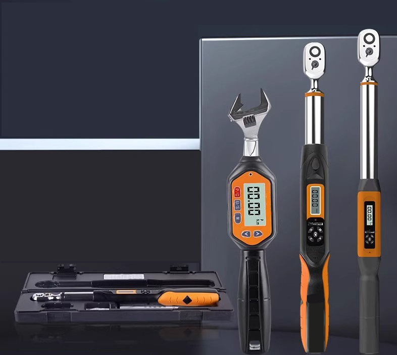 Digital Torque Wrench 1/2 1/4 3/8 0.5-10N.M Electric Power Torque Wrench With Display Repair Tools lightweight adjustable wrench