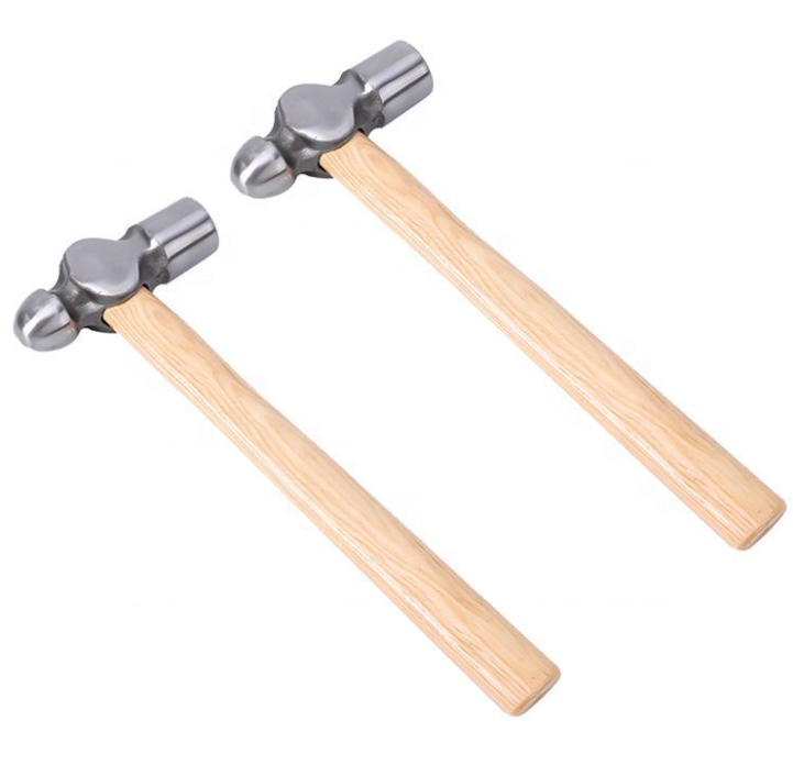 Professional Carbon Steel Ball Pein Hammer With wooden handle multifunction handtools