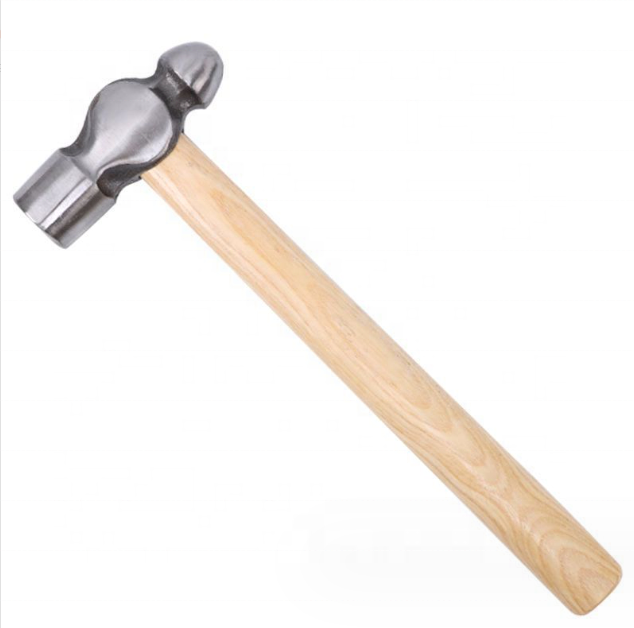 Professional Carbon Steel Ball Pein Hammer With wooden handle multifunction handtools