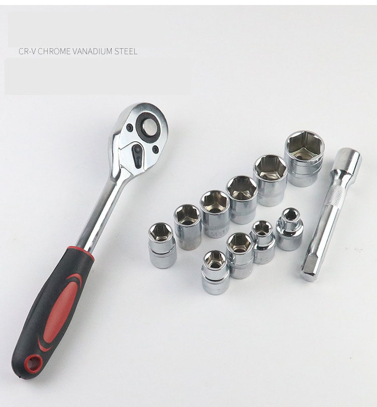 1/2 1/4 3/8 Ratchet Socket Wrench Set 72 24 Tooth Adjustable Allen Herramientas Automotive Hand Tools For Car