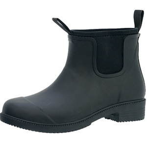 women neoprene rain gumboot mens ankle fishing rubber boots