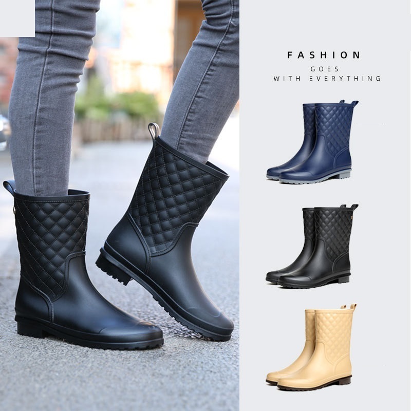 High Quality Custom Chemical Resistant Anti-Slip Plastic Injection Waterproof Pvc Rain Boots Woman