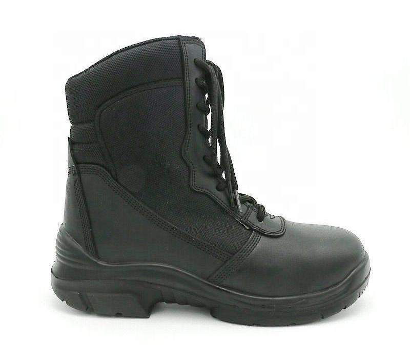 High quality cowhide zipper industrial protection work casual shoes men's non-slip safety shoes