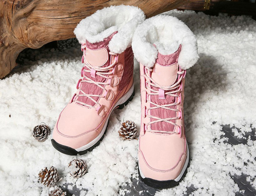 Hot Selling Factory Wholesale Waterproof Warm Fashion Fur Winter Woman Snow Boots