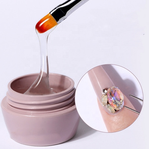 10G Super Sticky UV Gel Nail Polish Glue Washless Reinforcement Strong Glue Rhinestones Glue