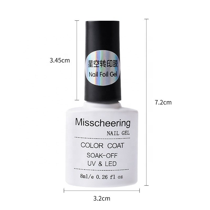 8ml Starry Nail Foil Glue Adhesive UV Glue For Nail Foils Sticker