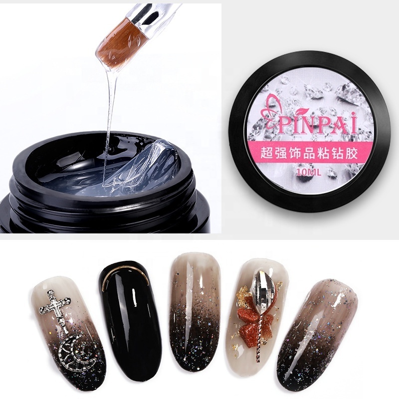 Hot sale top quality nail art sticky decoration diamond nail  glue