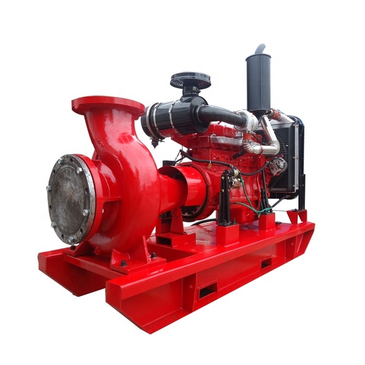 Diesel engine driven fire-fighting water pump set