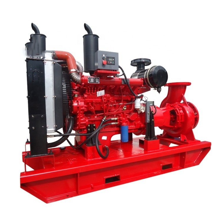 Diesel engine driven fire-fighting water pump set