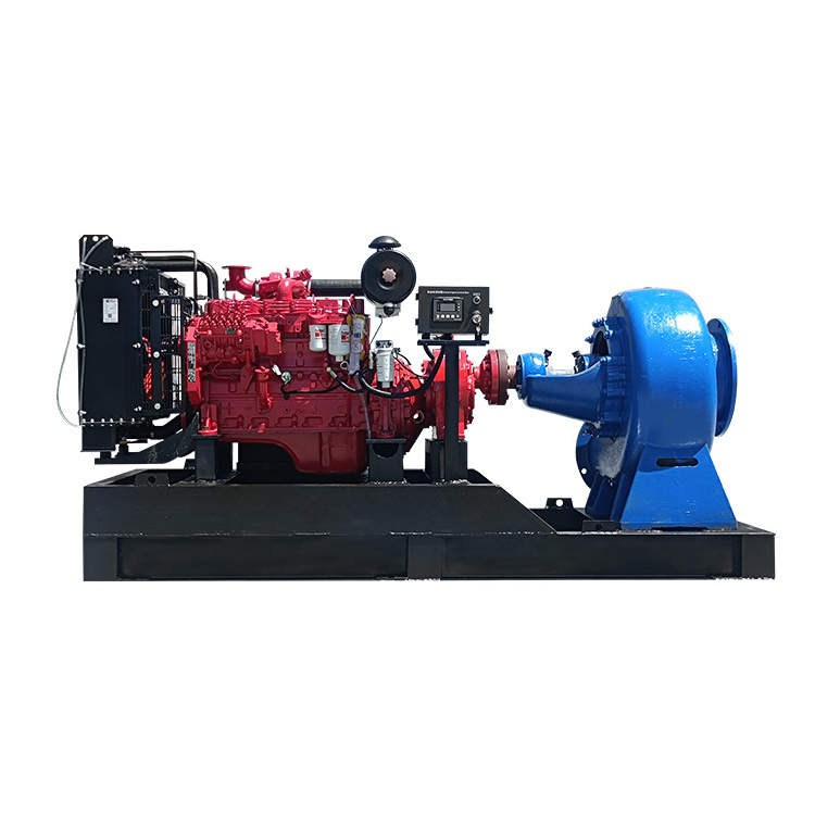 5000m3/h high volume mixed flow pump diesel engine driven pump set