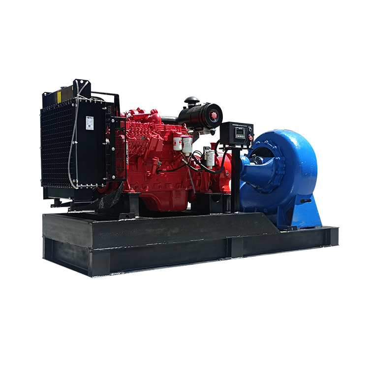 5000m3/h high volume mixed flow pump diesel engine driven pump set