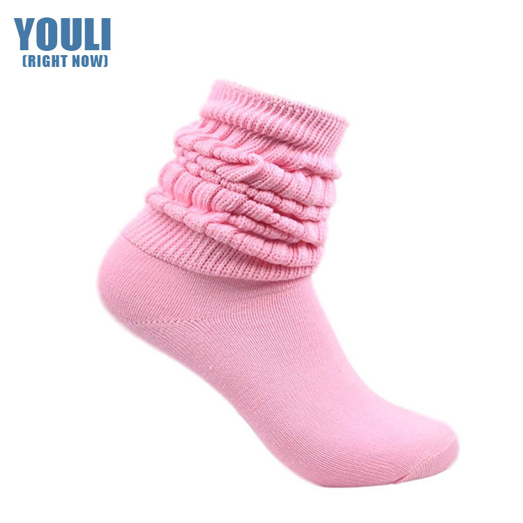 Winter colourful socks women thicYLk warm slouch socks