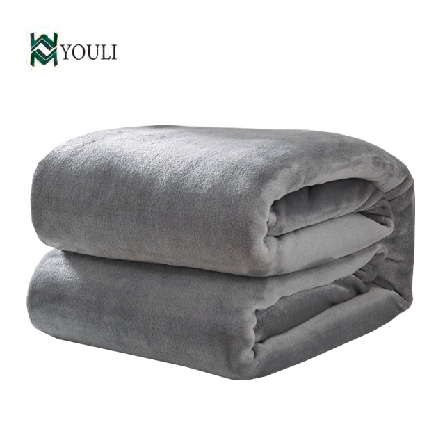 micro fiber soft Plush fleece blanket by professional manufacturer