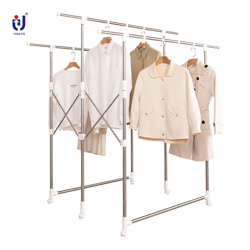 Youlite Floor double rod kids garment display rack