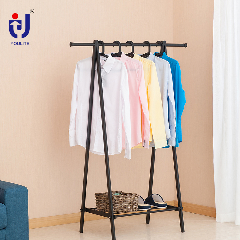 Shelf garment coat rack hook with umbrella holder for office