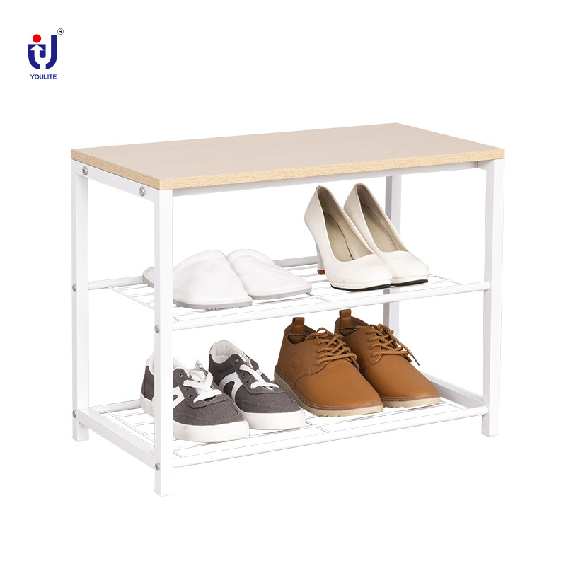 Factory Direct Sale  Shoe Rack 2 tier 3 tier 4 tier Scarpiera Metal Estantes de Zapatos