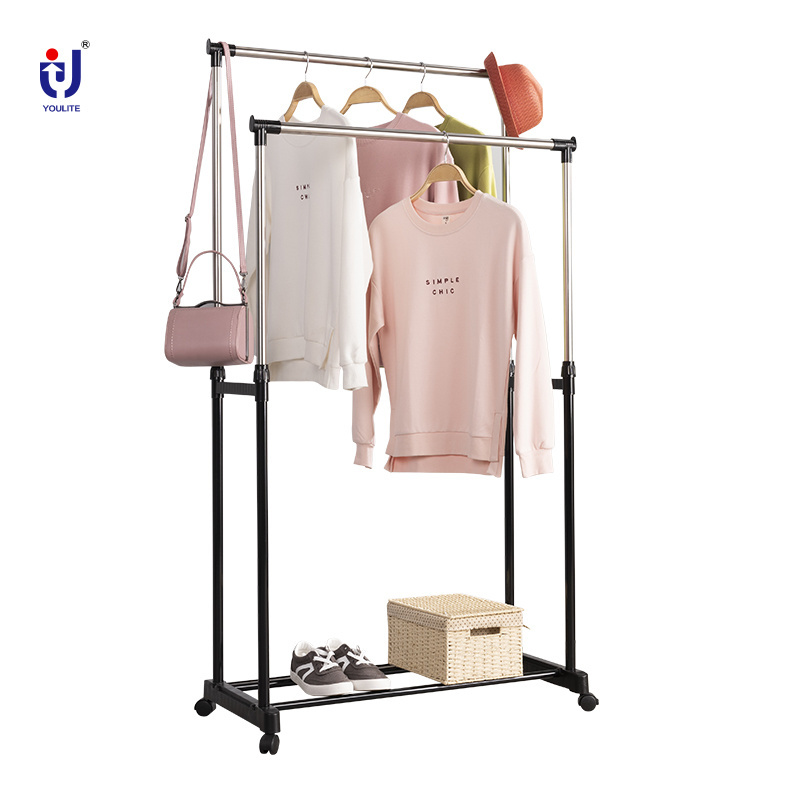 Over Door Airer Space Saving Cloth Drying Rack 2-tier Folding Indoor Air-drying Clothing Tower Hanger