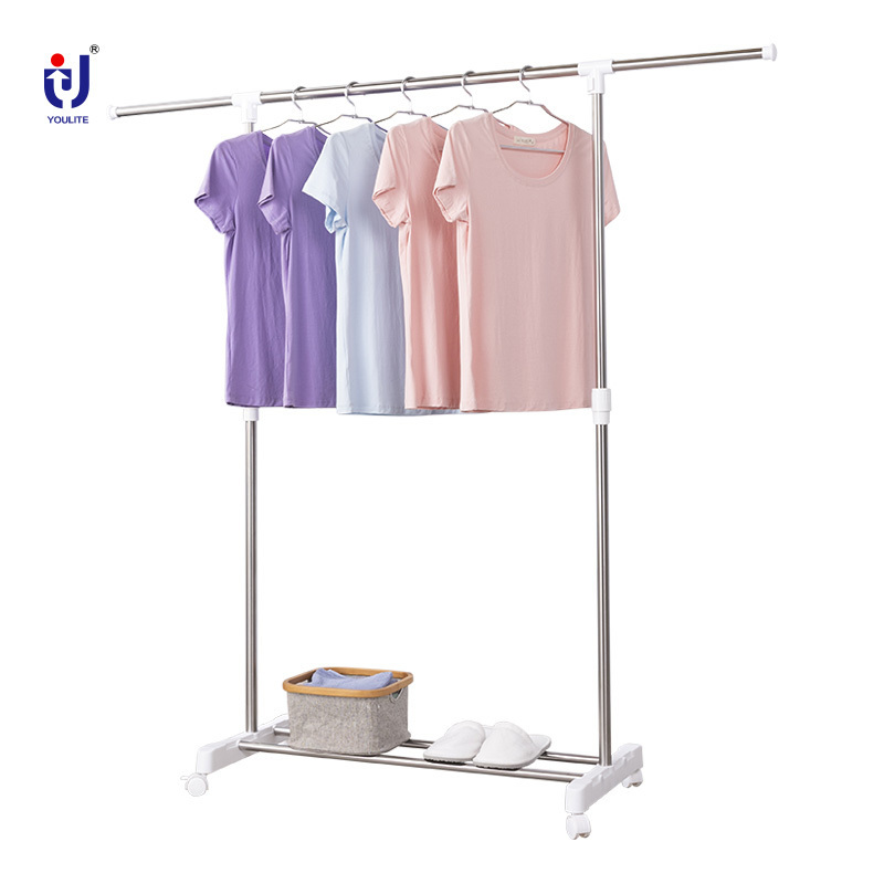 Entryway Free Standing Garment Rack metal coat rack With  tiers Shoe Storage Bench