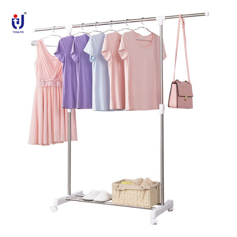 Entryway Free Standing Garment Rack metal coat rack With  tiers Shoe Storage Bench