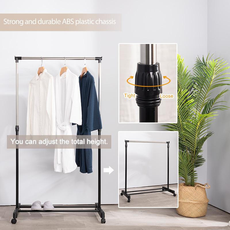 Youlite Elegant Style single pole Clothes Shoe Stand Rack Dryer