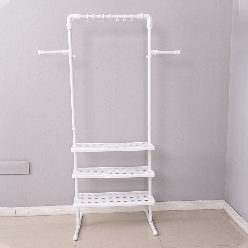 China New Arrival Wood Wall Mounted Coat Rack Collapsible  Clothes Drying Rack