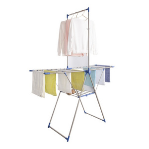 Youlite clothes laundry drying vertical telescopic rack  floor-standing clothes rack