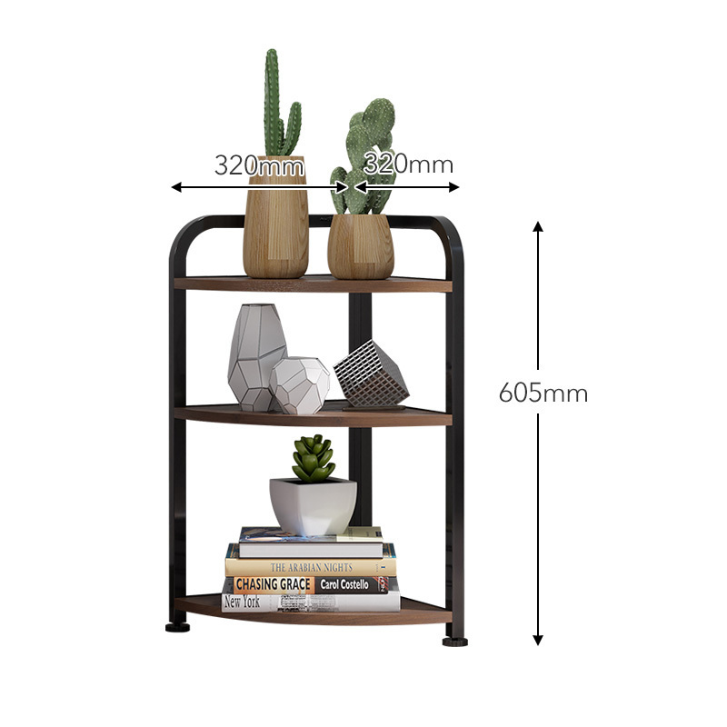 Shelf Storage Holders 4 Tier Corner Display Rack Multipurpose Shelving Organizer bookcase Unit