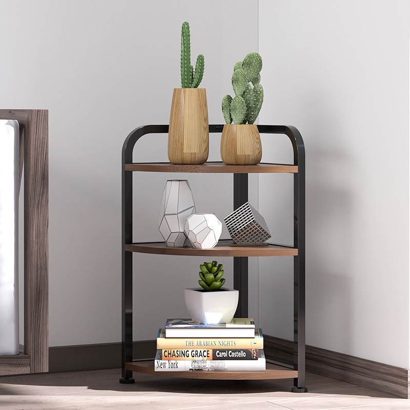 Shelf Storage Holders 4 Tier Corner Display Rack Multipurpose Shelving Organizer bookcase Unit