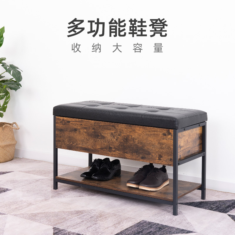 Wooden Coffee Table Metal Sofa End Table With Drawers For Living Room