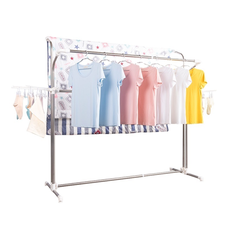 brand new hot sale modern 2 pole vertical moving free large storage coat dryer for house using