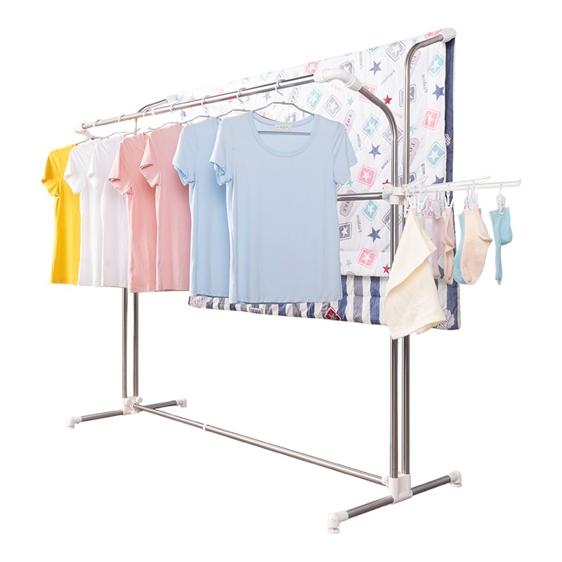 brand new hot sale modern 2 pole vertical moving free large storage coat dryer for house using