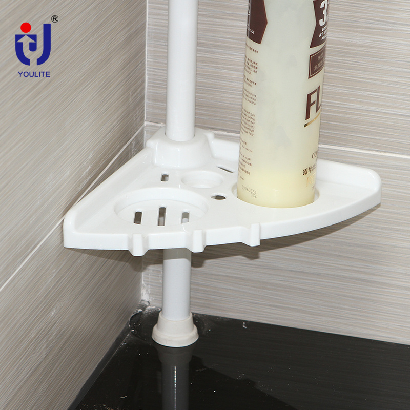 User-friendly Design Wall Mounted Acrylic 3 tier Bathroom Shelf