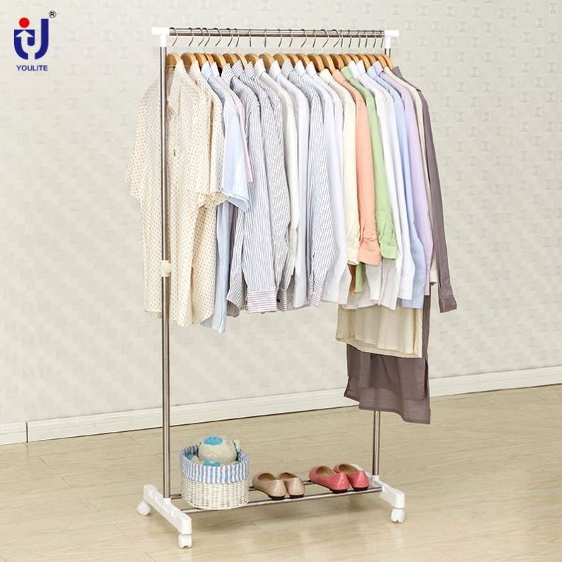 Competitive Price Clothes Hanger Single Pole For Hanging Stand