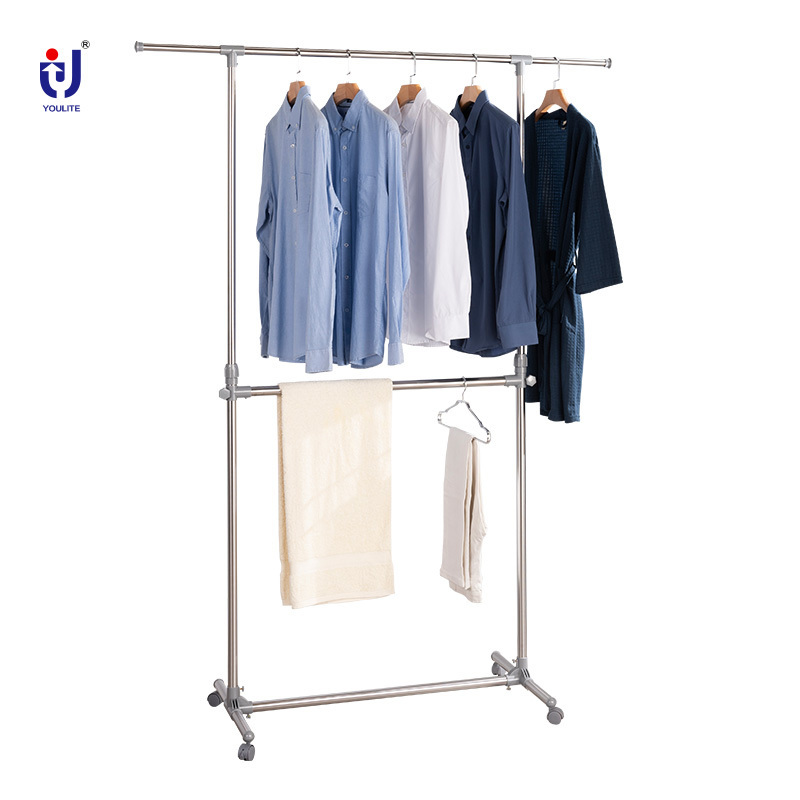 Cloth hanger stand online accordion adjustable width clothes drying rack rail