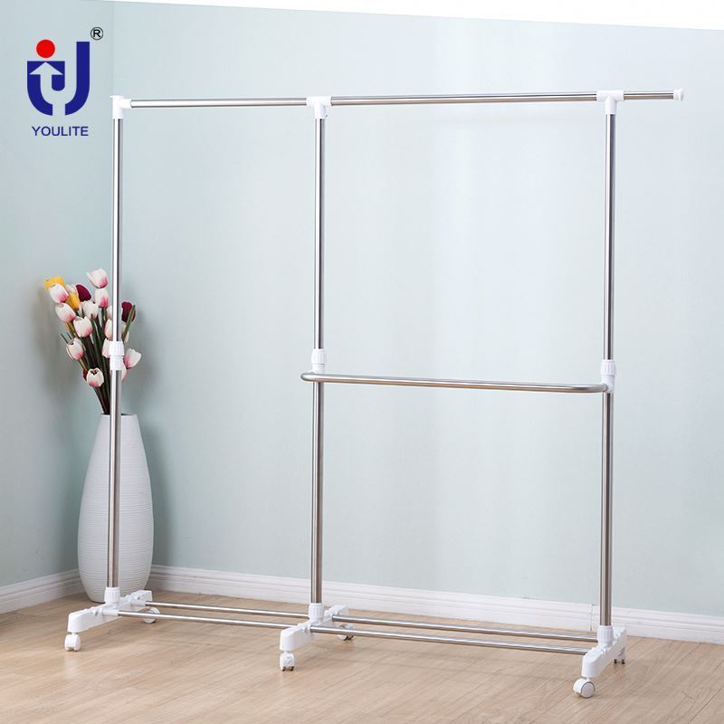 Metal Material Metal Hanging Clothes Hanger Storage Rack