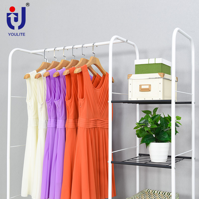 Good quality portable folding rack for clothes free standing clothes rack storage closet