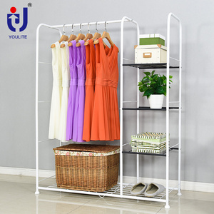 Good quality portable folding rack for clothes free standing clothes rack storage closet