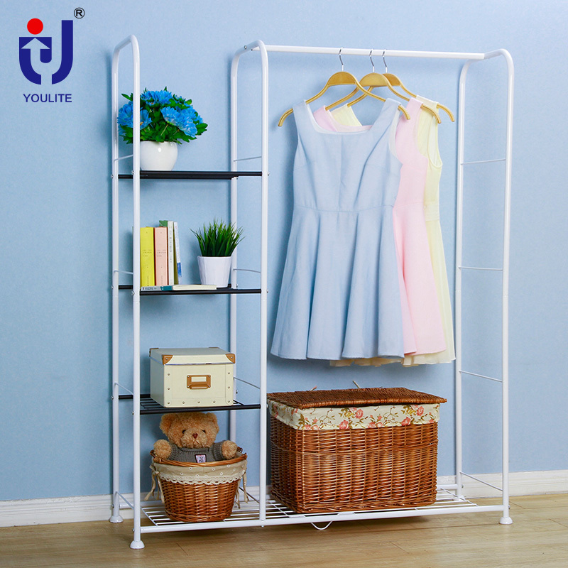 Good quality portable folding rack for clothes free standing clothes rack storage closet