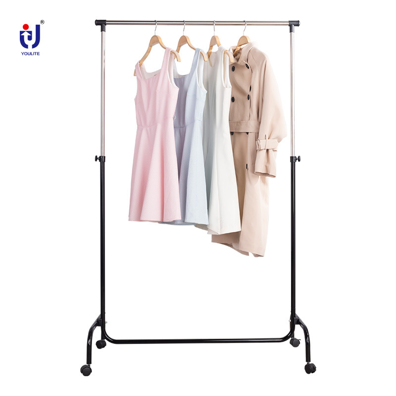 Metal Frame 1 Layers Coat Hanger Stand space saving shoe bench and coat rack