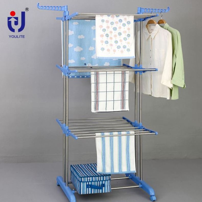 Different Color Baby Clothes Drying Rack Stand Ladder