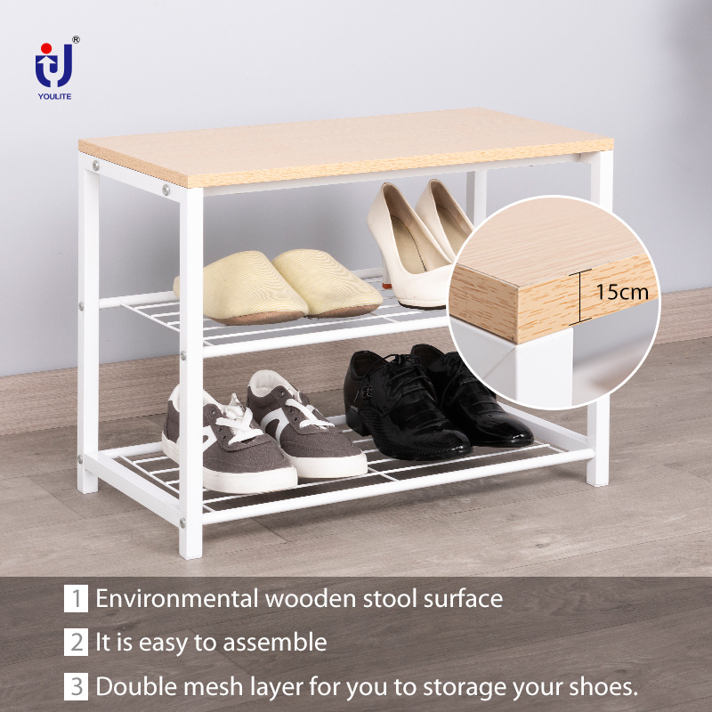 Modern Design Floor Clothes Display Stand Shoes Storage Home Use Garment Rack Bedroom Clothes Rack