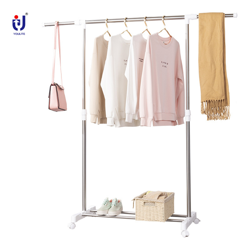 coated wire sink rack multiple usage stainless steel cloth hanger rack