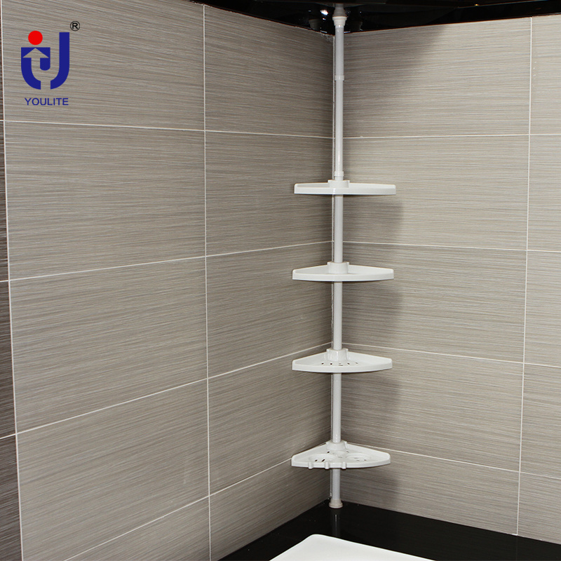 User-friendly Design Wall Mounted Acrylic 3 tier Bathroom Shelf