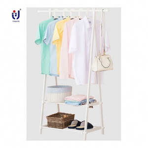 With Best Quality Steel Garment Rolling Racks Heavy Duty Adjustable Clothes Rail