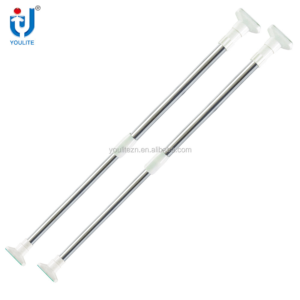 Hot sale straight telescopic adjustable shower curtain rod